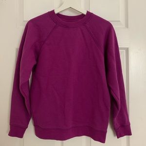 Topshop Sweatshirt in Purple